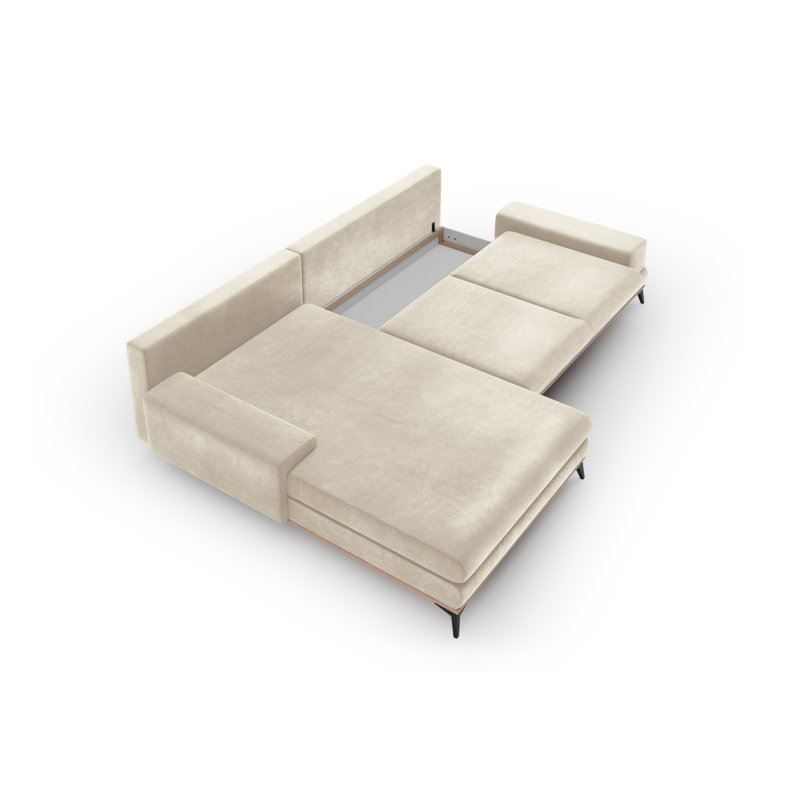 Cuiksa 5 Seater Sofa Bed, Beige, Left Hand Facing