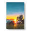 Sunrise Behind The Trees In Abstract - Wrapped Canvas Print-55340890
