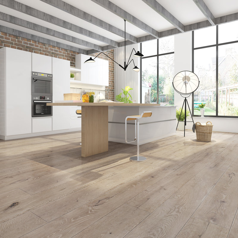 Plancher de bois franc d'ingénierie en chêne, Peuplier de Lombardie antique