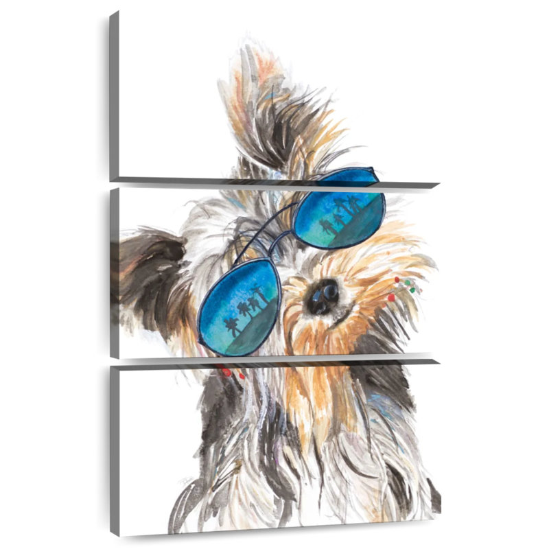 Yorkie avec abat-jour