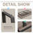 62.9-Inch Rectangular MDF Dining Table