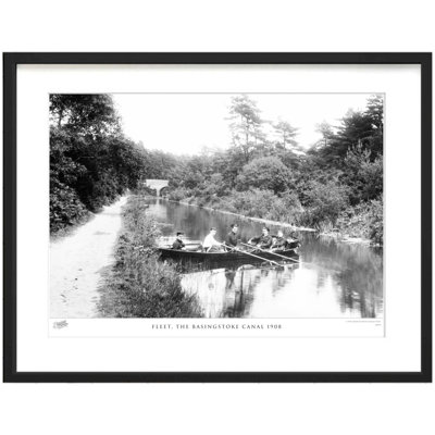 Fleet, The Basingstoke Canal 1908 by Francis Frith - Single Picture Frame Print