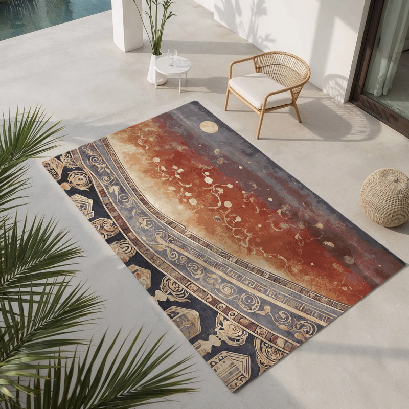 Tapis intérieur et extérieur Epidaurus Splendor, Rectangle 1 pi 6 po x 2 pi 6 po