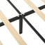 Structure de lit moelleuse en velours pour grand lit