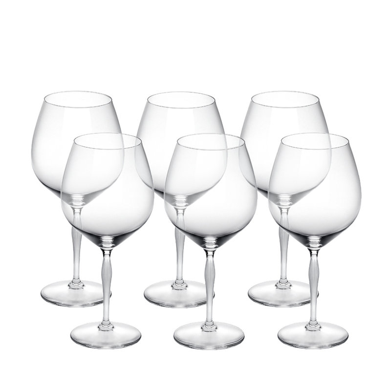 100 Points Handmade Crystal Red Wine Glass