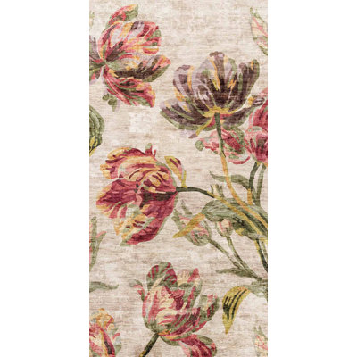 Fosteriana Red Cushioned Kitchen Mat