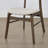 Upholstered Dining Chairs with Rattan Back-366163356