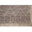 Tapis unique en laine noué à la main gris nouvel âge 5 pi 2 po x 7 pi 11 po marocain