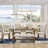 6-Piece Farmhouse Dining Table Set 72" Wood Rectangular Table, 4 Upholstered Chairs With Bench-67782796