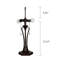 Lampe de table à 2 lumières de style HYN Sydnor 18 po