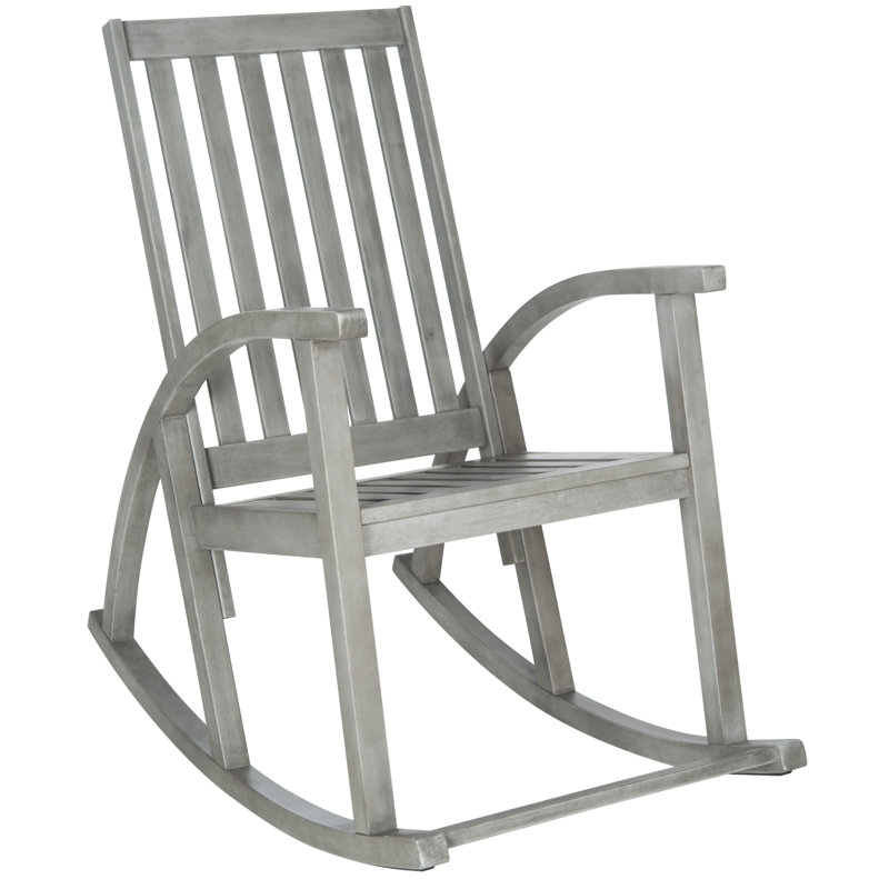 Chaise berçante Bross, Gris lessivé
