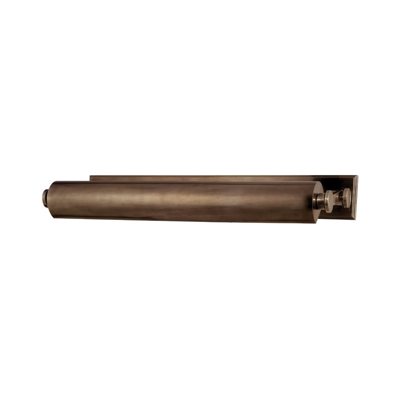 Merrick 24.5'' Dimmable Wall Mounted Picture Light, Distressed Bronze