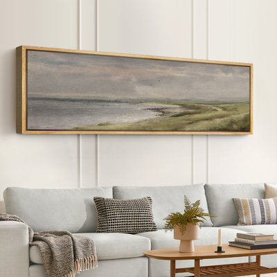 «French Country Rustic Landscape», impression sur toile surdimensionnée encadrée