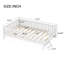 Lit plateforme en bois avec garde-corps-363397128