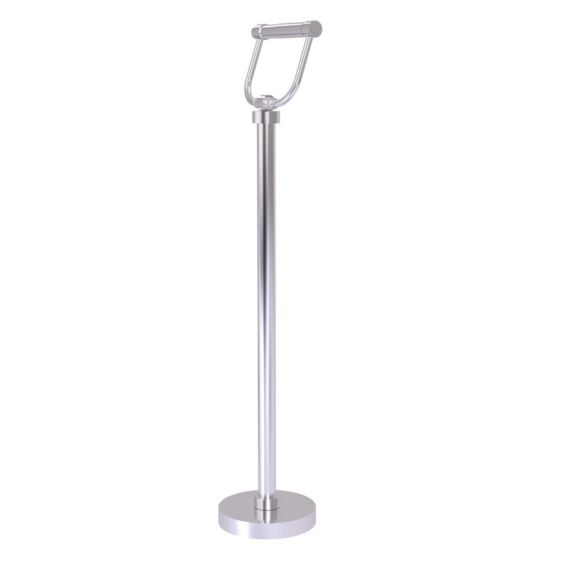 Free Standing Toilet Paper Holder, Satin Chrome