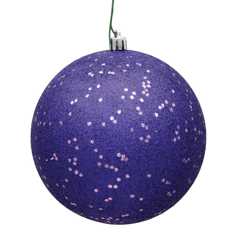 Ornement boule 4 po, Mauve