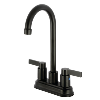 Kingston Brass Nuvofusion Two-Handle 2-Hole Deck Mount Bar Faucet