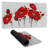 Abstract poppy flowers - 15.75"x31.50" Desk mat