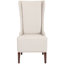 Chaise d'appoint rembourrée en lin Bacall-33246059