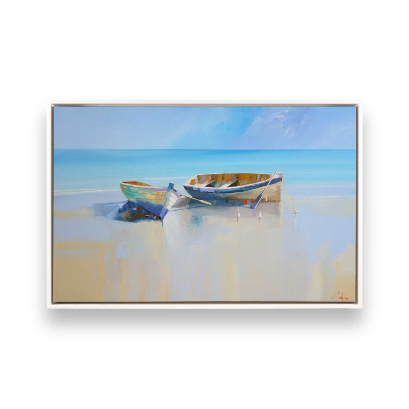 Barques au repos, Blanc opaque