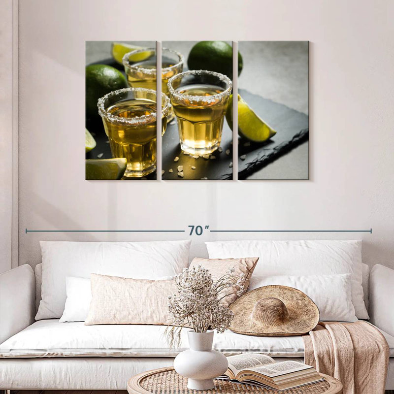 Yarlin Mexican Tequila Drinks, 28" H x 45" W