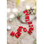 Guirlande en laine Merry Christmas - rouge