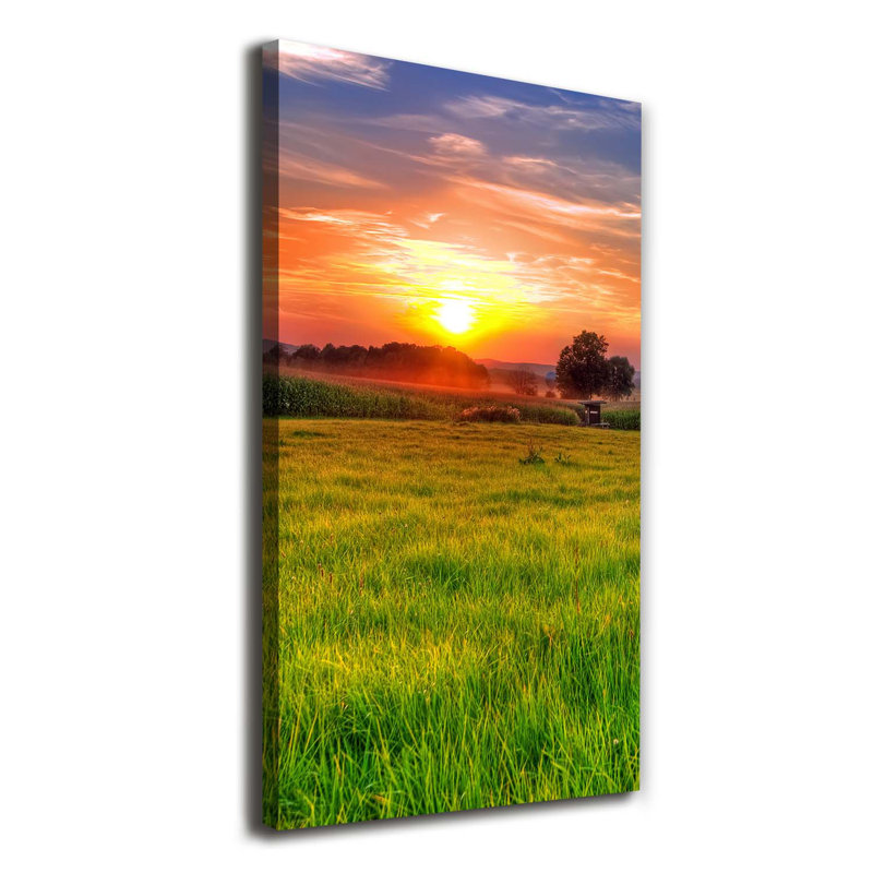 Sunset - Wrapped Canvas Print