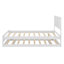 Lit double réglable en bois avec lit gigogne