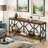 Très longue table d'appoint 70,86 po, console 2 niveaux-209094327