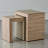 Sienna Nesting End Table-Walnut/Bone-Lg