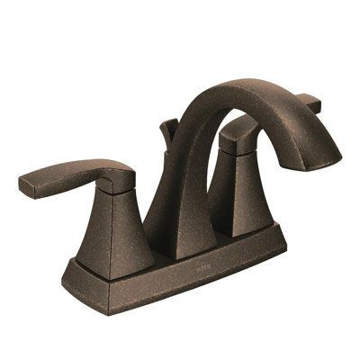 Robinet de salle de bain central avec drain Moen Voss