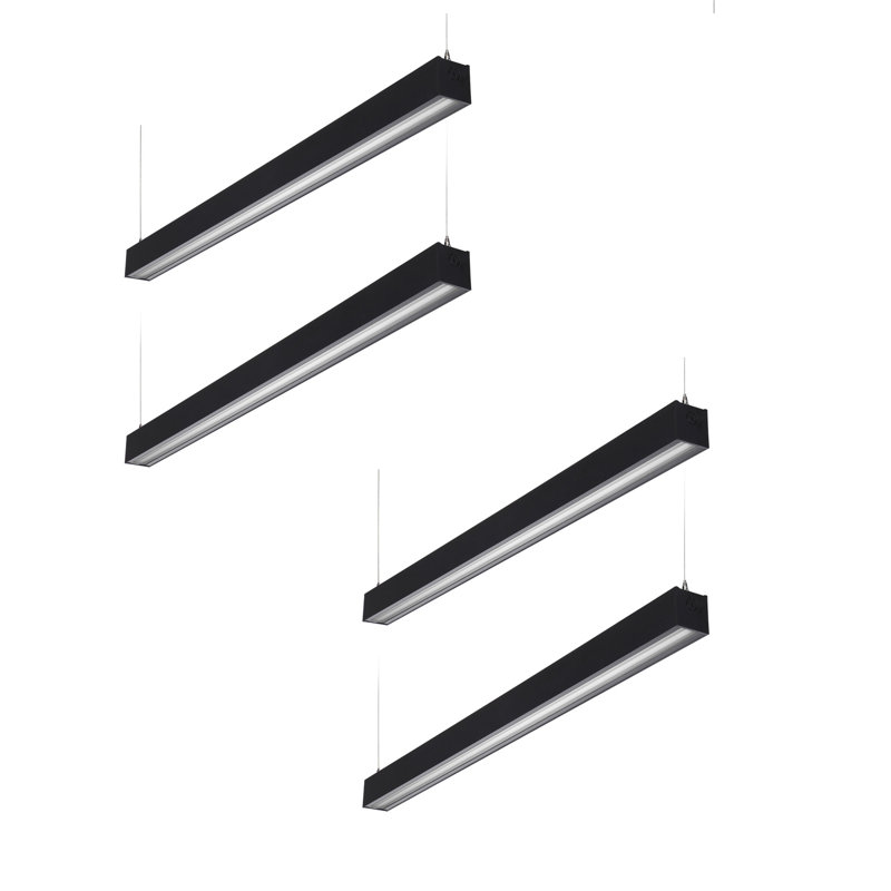 4FT 40W 3CCT Dimmable Wall Washing Asymmetric Linear Light, 3000K/4000K/5000K Selectable
