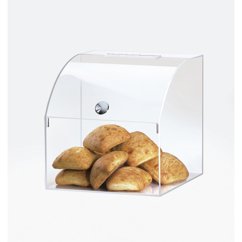 Bin W/Curved Top Opening