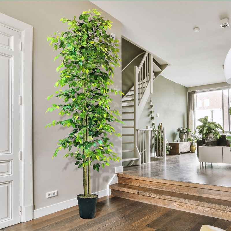 120'' Faux Ficus Tree in Pot, 120" H x 24" W