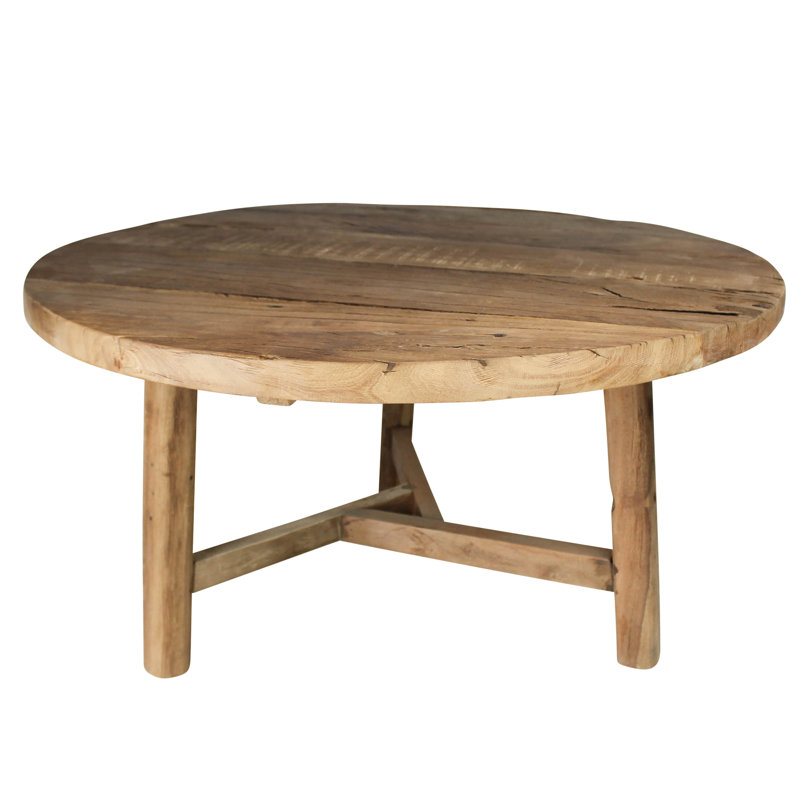 Kaleil Solid Wood Top Single Coffee Table
