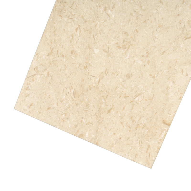4" X 12" Honed Subway Marble Tile, Beige/White