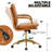 Dareece Leather Task Chair with Padded Arms-99841006