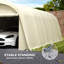 Tente de garage spacieuse, abri d'auto robuste-128504556