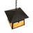 1 - Light Craftsman Brown Lantern Pendant