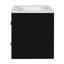 Meuble-lavabo simple 24 po avec comptoir en céramique-822326322