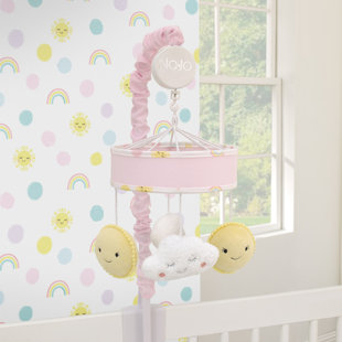 Happy Days Plants & Flowers Musical Crib Mobile