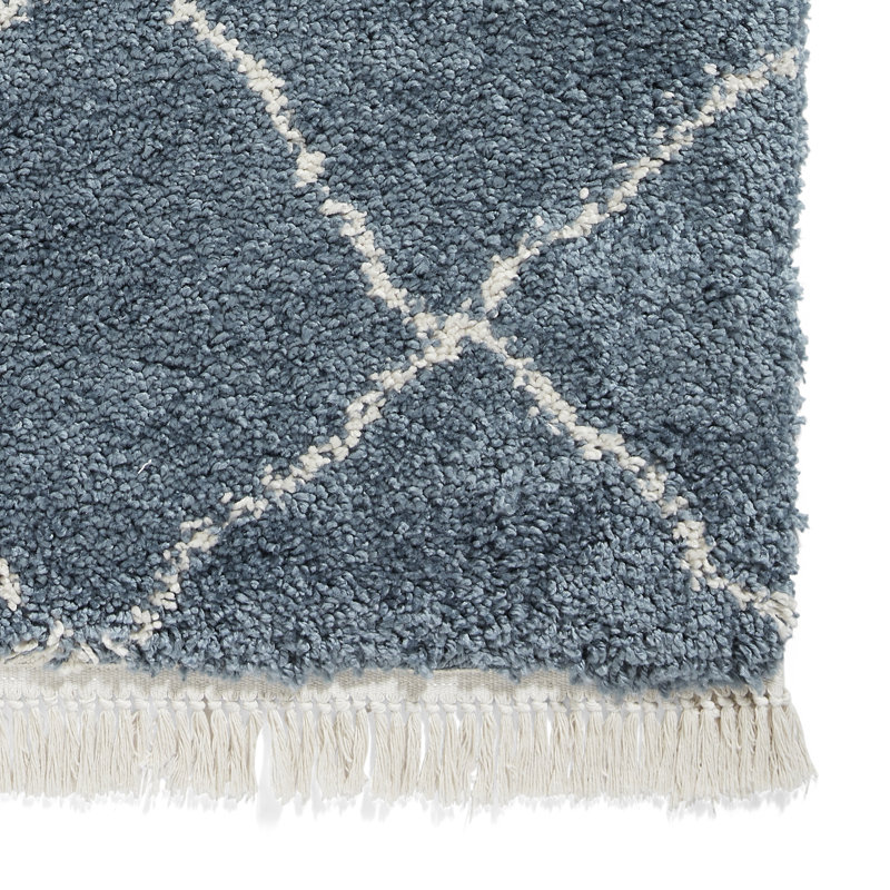Pechler area rug Machine Woven Blue, Rectangle 200 x 290cm