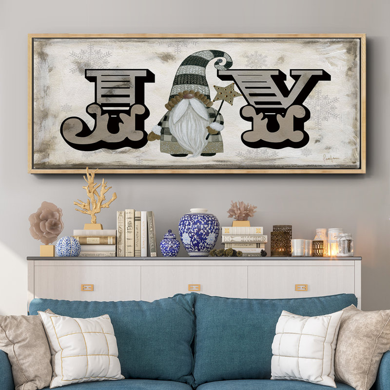 «Winter Wonderland Friends Joy», toile encadrée