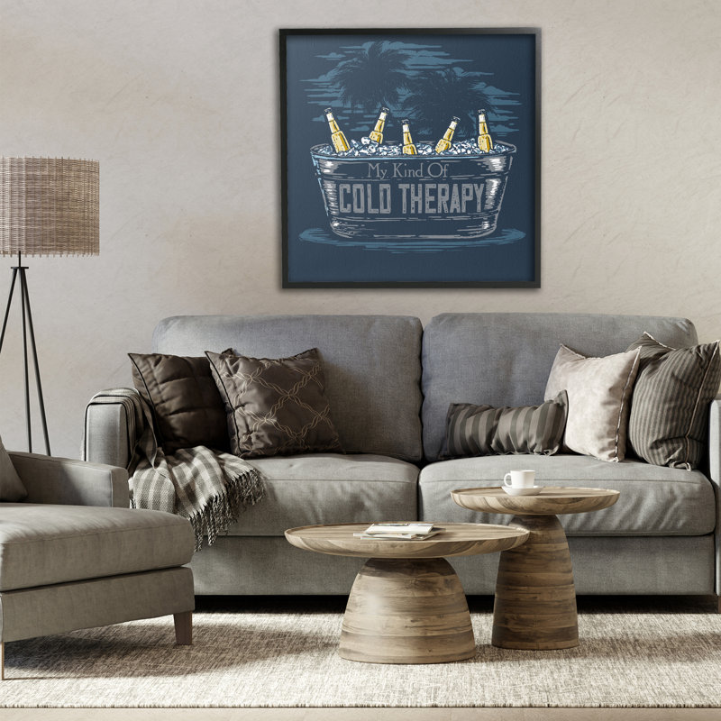 " My Kind Of Cold Therapy " Graphic Art Print, 24 x 24