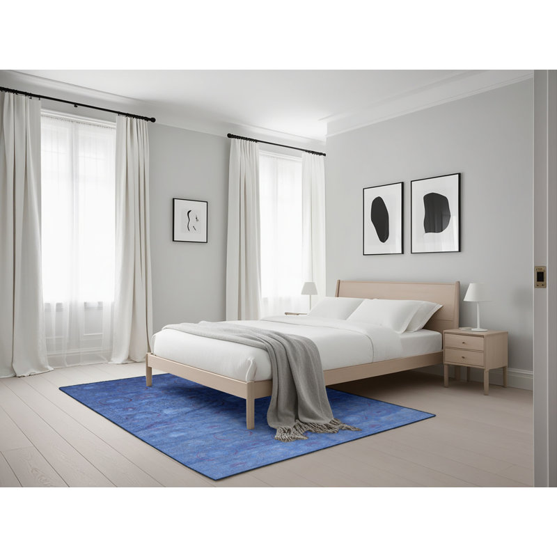 Tapis bleu, Rectangle 5 pi x 7 pi