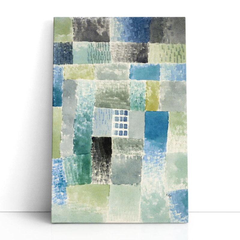 Première maison dans un règlement, 1926 - reproduction d'art sur toile, H 36 po x l 24 po