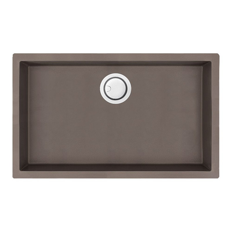 Évier de cuisine encastrable L 29-49 / 64 po x l 17-61 / 64 po Zero, Espresso