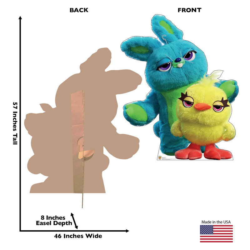 «Ducky and Bunny» Disney / Pixar Toy Story 4 carton debout