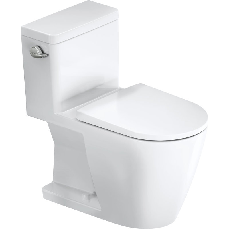 Toilette allongée une pièce D-Neo 1,28 GPF (siège non inclus)