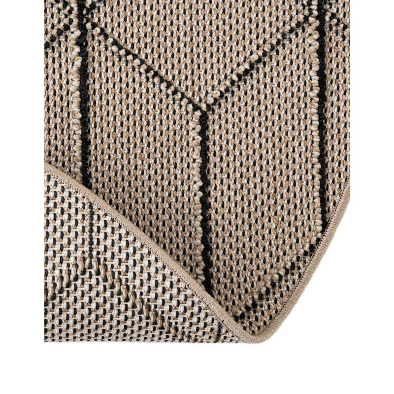 Indoor/Outdoor Trellis Area Rug, Round 3'1"